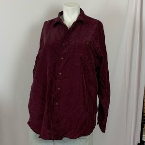 Vintage 80's Silk blouse by Creative Edge Large